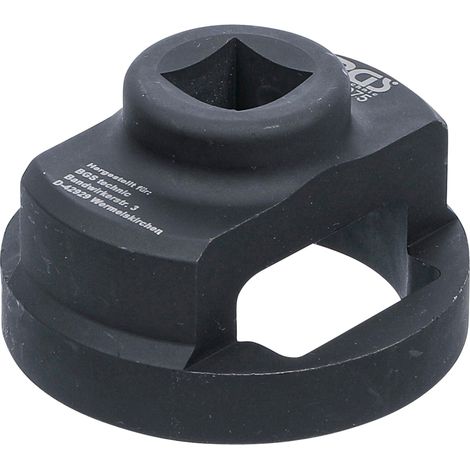 Bgs Llave de Eje Perfil Cuadrado Hueco Metal 66 mm (1/4)