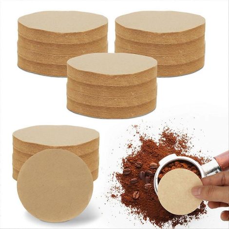 1600 filtres à café en papier, filtre à expresso en tissu à faire soi-même, 64 mm (1/5)