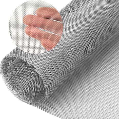Maille Métallique 30cm x 120cm Grille Métallique Filtration Tissu de Treillis Métallique Grillage Anti Rongeur pour Aérations Jardin (1/5)