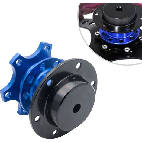 Adaptateur universel à dégagement rapide pour moyeu de volant à clipser - Course/Rallye/Sport automobile (1/5)