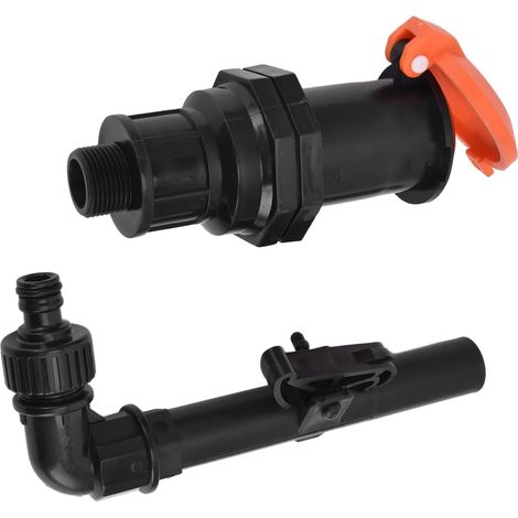 Vanne de raccord Rapide en Plastique,connecteur d'admission d'eau de Tuyau étanche de Remplacement scellé G3/4 résistant à la Corrosion pour Le Jardinage (1/5)
