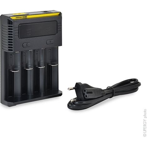 Nitecore NEW i4 carica batteria argento compatto (1/5)