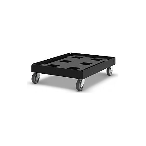 eurokraft basic  Carrellino da trasporto  nero  da materiale (1/3)