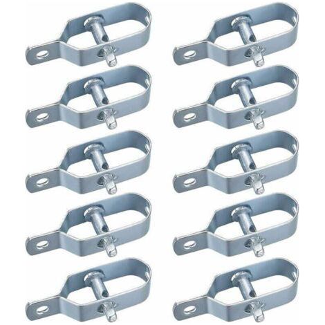 10 Pieces Wire Mesh Tensioner, Fence Tensioner, Barbed Wire Tensioners, Rope Tensioner Connector Kit for Tension Wire (1/5)