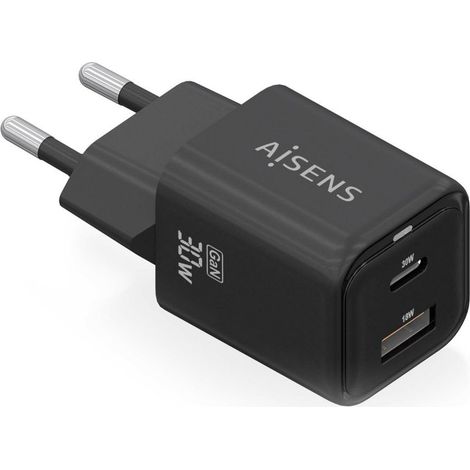 Cargador de Pared Aisens ASCH-30W2P021-BK Negro 30 W (1 unidad)
