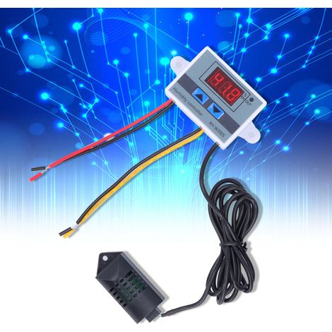 Interrupteur de contrôle d'humidité numérique à microprocesseur XH-W3005 100-220 V (1/5)