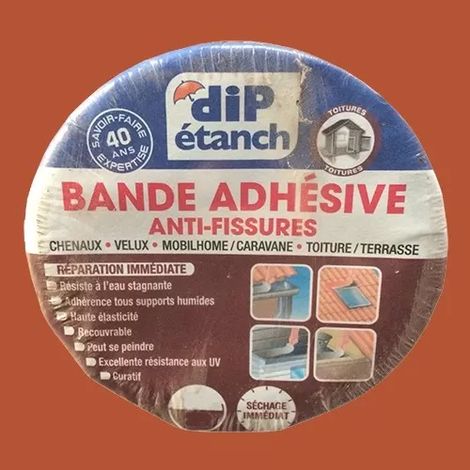 DIP étanch Bande Adhésive Anti-Fissures Terre cuite