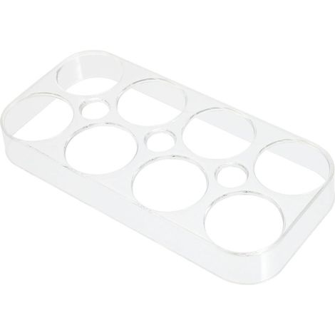 CSPARCV Set mit 2 Eieraufbewahrungsboxen, Kühlschrank-Organizer-Tabletts, Eieraufbewahrungstabletts mit Deckel, Eierhalter für den Kühlschrank (1/5)