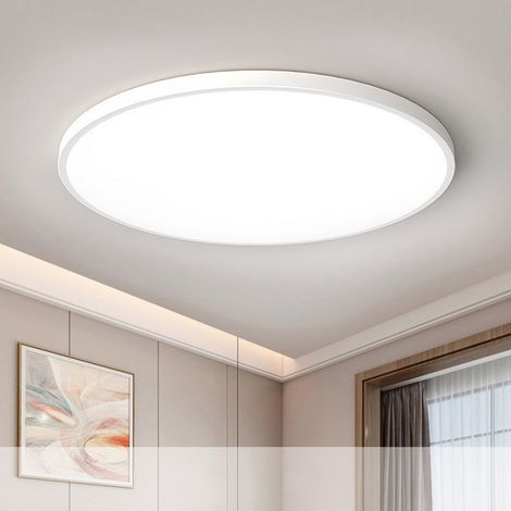 Plafonnier Led Rond 12w Blanc 22cm Pour Chambre Salon Salle De Bain Cuisine Couloir (1/5)