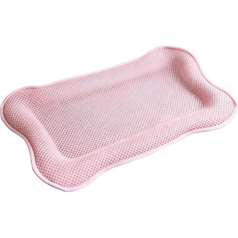 Couverture rafraîchissante pour chiens 41,9 x 57,9 cm en forme d'os – Tapis de couchage rafraîchissant pour animal domestique Pour intérieur et extérieur, maison, balcon, voiture, voyage, terrasse (1/5)