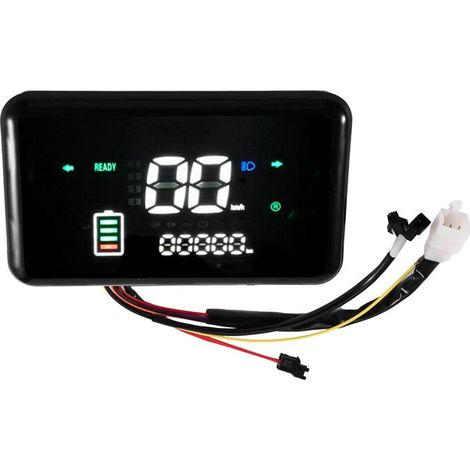 Tachimetro digitale LCD a colori 48V-72V per scooter elettrico, bicicletta elettrica