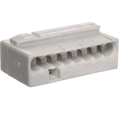 Conector rápido micro 8x 0,6-0,8 mm2 gris claro 243-308 /paquete de 50 unidades/
