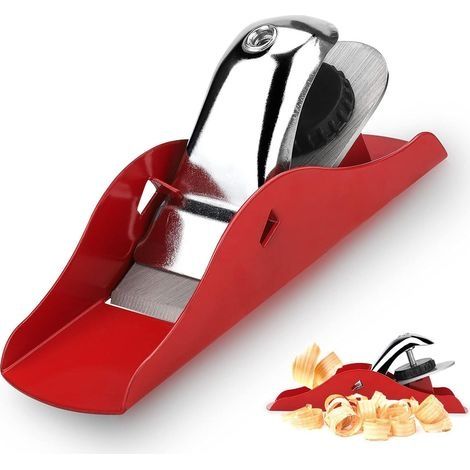 Avion de Menuiserie,Rabot À Une Main Rabot À Main De Menuisier,Outils de Menuiserie Mini Bois Rabot à Main Rabot Manuel pour le Travail du Bois, la Coupe, le Rabotage du Bois (1/5)