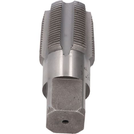 Robinet de tuyauterie NPT 1-1/4 pouce en acier rapide pour l'entretien des filetages de plomberie, idéal pour les plombiers et les mécaniciens. Boîte de rangement en plastique. (1/5)