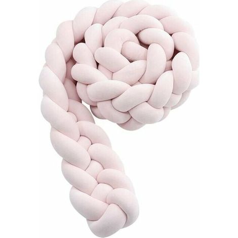 Coussin Bébé - Oreiller Enfant Noué En Peluche Ultra Douce - Pour Sécurité Lit Et Confort Câlin - 1 Pièce Rose (1/5)