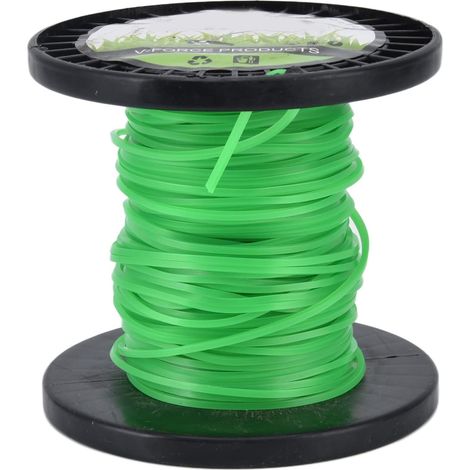 Fil de coupe pour débroussailleuse 2 mm Fil de coupe rond pour débroussailleuse Fil vert pour tondeuse à gazon pour Husqvarna 30 m / 98,4 ft (1/5)