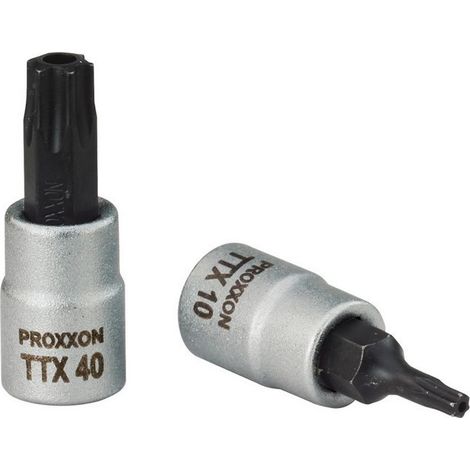 Proxxon Embout TX 8 1/4" avec perçage frontal