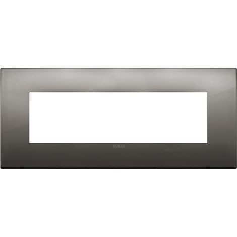 Placca Classic 7M cromo nero Vimar Arkè 19657.09