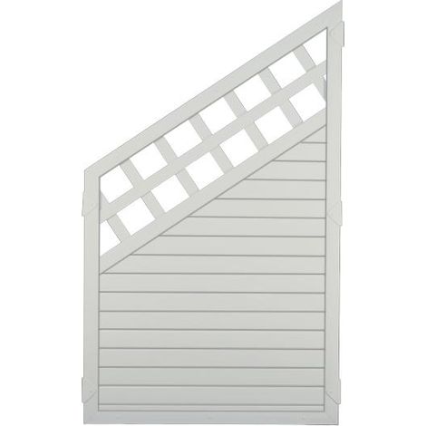 LIGHTLINE KS-Zaun Ranki Ecke 90 x 150/90 cm, weiß