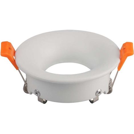 V-TAC VT-876 3169 Portafaretto LED da Incasso Rotondo GU10 Colore Bianco