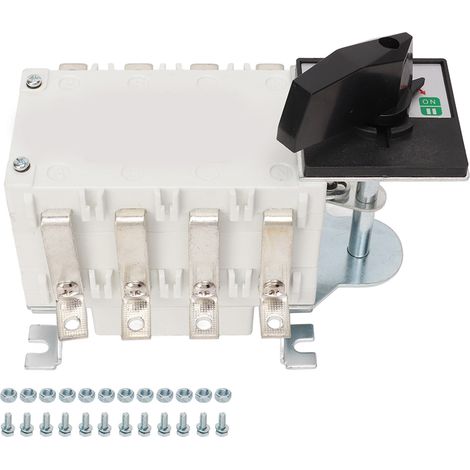 Commutateur manuel 4P 80A AC400V 50Hz Transfert de charge double puissance IP65 Sectionneur inverseur à double lancer (1/5)