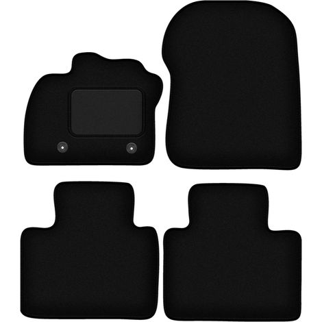 Tappetini in velluto nero per: Renault Zoe hatchback (2013-) (1/5)
