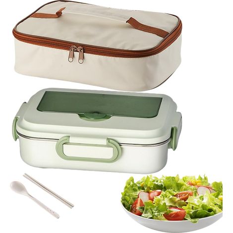 Boîte à déjeuner isotherme - récipient alimentaire de camping - grand (1/5)
