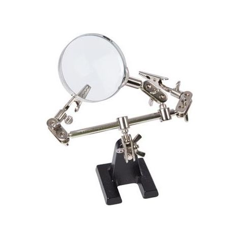 Velleman VTHHN lente de aumento y lupa 2,5x Negro, Metálico