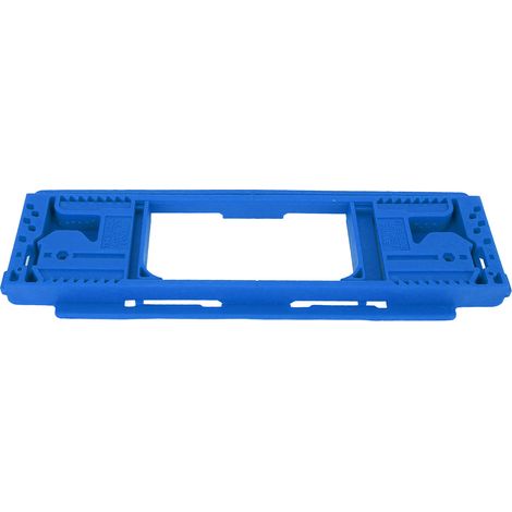 Gabarit de charnière de chambranle de porte en ABS bleu, haute résistance, pour la décoration intérieure. (1/5)
