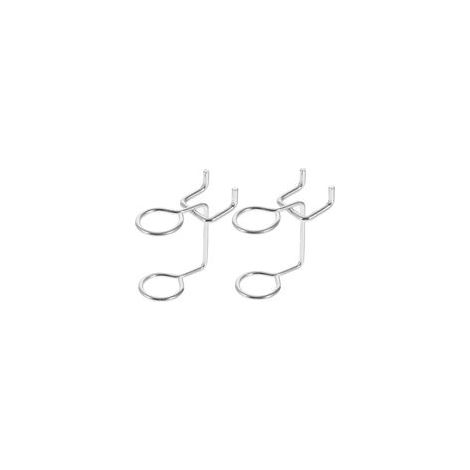 20 Pièces Crochet Pour Panneau Perforé Support De Panneau Perforé Porte-outils Électriques Cintres Pour Panneaux Perforés Portemanteau Fille Étagère De Rangement Ménage Le Fer