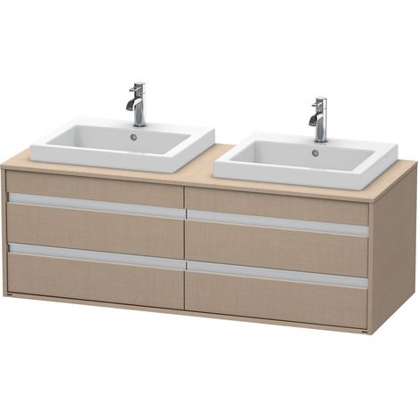 Duravit Ketho consola mueble bajo lavabo, suspendido,