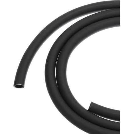 GDHZS- Tuyau d'essence en caoutchouc-plastique 6 mm x 9 mm 1,8 mètre noir adapté aux tronçonneuses, tondeuses à gazon, coupe-bordures, souffleurs, petits moteurs (1/5)