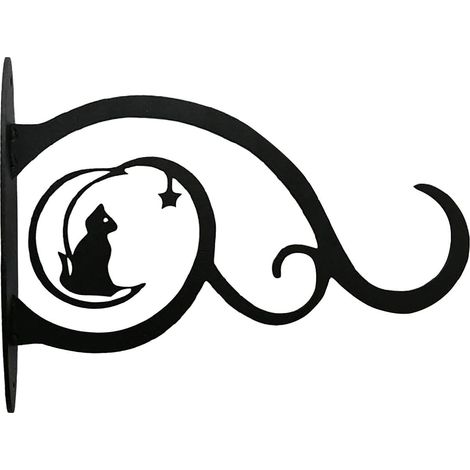 Support Pour Suspension De Plantes - En Fonte De Fer - Fixation Murale - Pour Paniers À Fleurs Et Jardinières - Extérieur Et Intérieur - Lot De 2 (1/5)