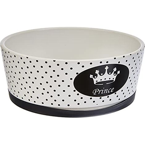 Ferplast ALYA - 1,1 L Ciotola in ceramica per cani e gatti . Variante ALYA - Misure: Ø 18.6 x h 7.2 cm - 1.1 L - Bianco (1/4)