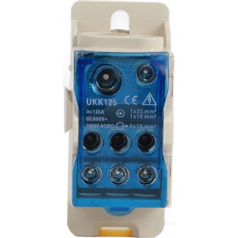 Boîte de distribution de bloc, boîte à bornes d'isolation fiable avec couvercle transparent pour armoires haute tension