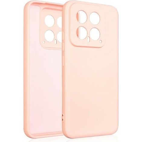 Funda de silicona Beline para Xiaomi 14, color oro rosa. (1/3)