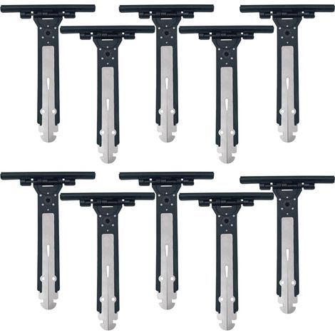 10 - Ressort De Suspension - Loquet À Ressort - Acier Inoxydable - Fixation Sûre Pour Volets Roulants - Blanc - 15x19cm Et 10x15cm (1/5)