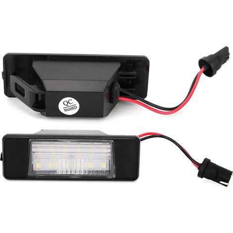 Lot de 2 feux de plaque d'immatriculation à LED SMD 18 pour Pathfinder R51 (02/2005-08/2010) (1/5)