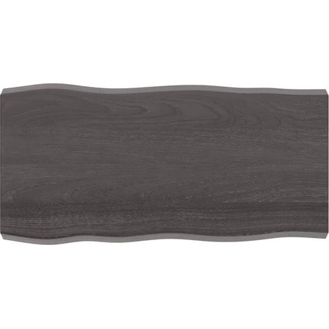 Dessus de table bois massif traité bordure assortie (1/5)