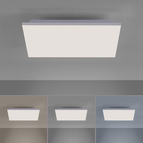 Leuchten Direkt LED Deckenleuchte Canvas weiß Deckenlampe festverbaute LED (1/5)