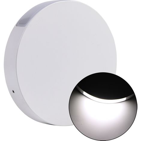 APPLIQUE LED 6W SLIM TONDA BI-EMISSIONE A LUCE NATURALE 4000K° - DESIGN MODERNO IDEALE PER AMBIENTI VERSATILI (1/5)