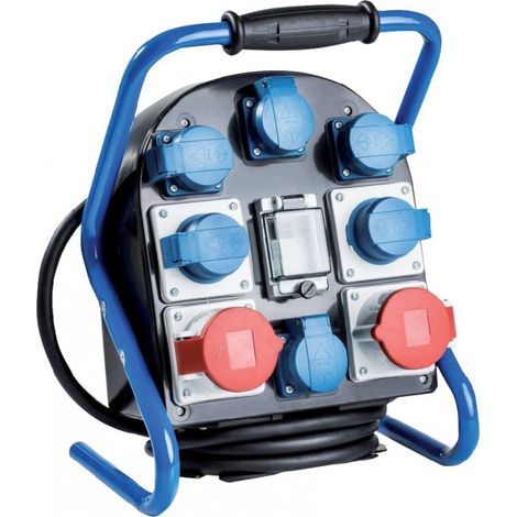 Bloc répartiteur électrique portatif de chantier CEE VTG9 FiL 25.6S Protection IP44 - as - Schwabe 60902
