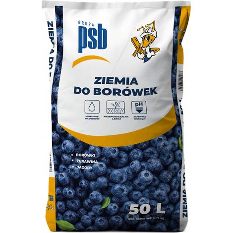 Tierra para ar谩ndanos rojos y ar谩ndanos agrios 50L