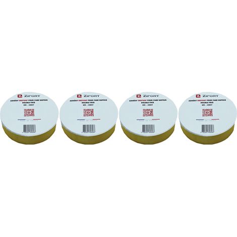 4 Rouleaux Adhésif Membrane pare-vapeur double face 40m X 38mm - Zifort