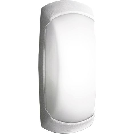 Wandleuchte francy 1xe27 ip66 l.30xb.8,5xh.13cm weiss harz
