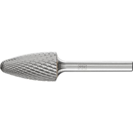 PFERD Hartmetall Frässtift Rundbogen RBF Ø 16x30mm Schaft-Ø 6 mm Z4 universal mittel fein (1/5)