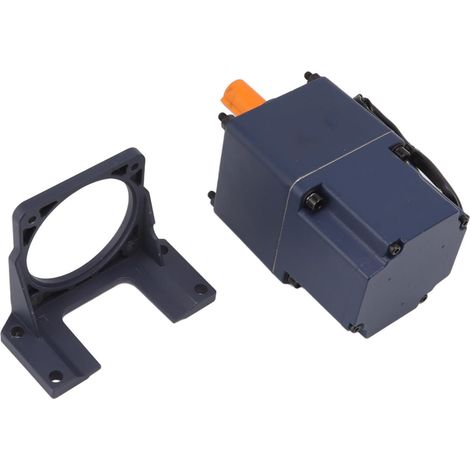 Moteur à engrenages sans balais CC, bobine en laiton, faible bruit, rotation bidirectionnelle CW/CCW, couple élevé, réducteur avec support, DC24V 200W 300tr/min (1/5)