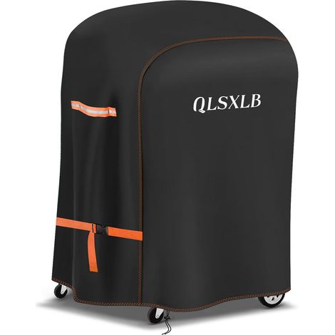 Housse Barbecue Exterieur, Bache Barbecue Résistante de 420D Oxford 77 x 70 x 110 CM, Housse Protection Plancha Gaz Anti-l'eau/Anti-Vent/Anti-UV/Anti-l'Humidité/Antipoussière Noir (1/5)