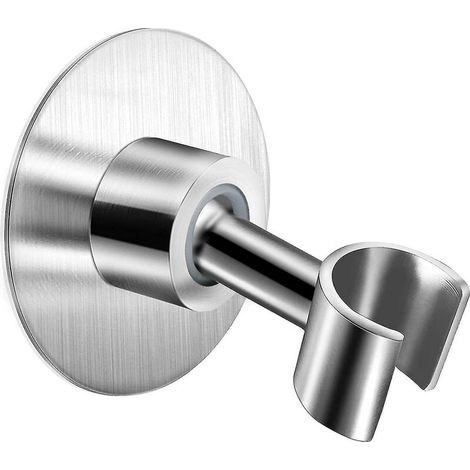 Stainless Steel Shower Head Holder, 360 Adjustablesilver1pcs (1/3)
