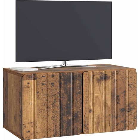 Maison Exclusive - Mobile Porta TV da Muro 59,5 x 31 x 30 cm Legno antico (1/5)